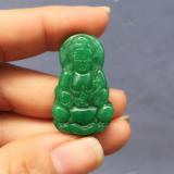 Mặt dây chuyền hình Bồ Tát đá cẩm thạch