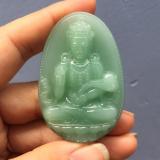 Mặt dây chuyền hình Phật Phổ Hiền Bồ Tát Đá Poly 