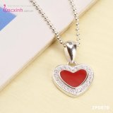 Mặt dây chuyền nữ trang sức bạc ý s925 bạc xinh - trái tim yêu zp087