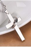 [FREESHIP MAX 15K][HCM]Mặt dây chuyền thánh giá MDC136 dài 5.2cm (màu bạc)