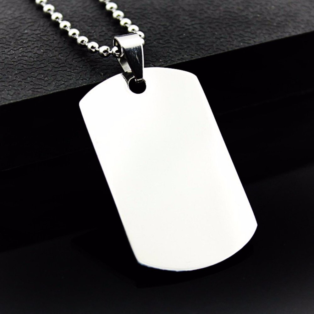 Mặt Dây Chuyền Thẻ BàI Mdc214 (Bạc)