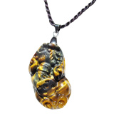 Mặt dây chuyền tỳ hưu đá mắt hổ Gemstone Bank