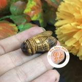 [HCM]Mặt Dây Chuyền Ve Sầu (Ngọc Thiền) Mắt Hổ Vàng