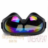 Mắt kính CHỐNG BỤI CHỐNG TIA cực tím (dây Đen kính tráng bạc 7 màu ) ONESHOP247