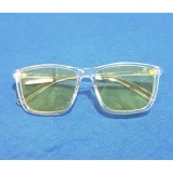 Mắt Kính Gọng Nhựa Trong Suốt Xuyên Đêm ( kính+khăn+ bao da)