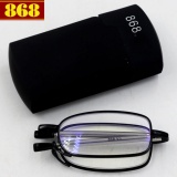 Mắt kính lão gọng xép màu đen 3 độ - Kính lão phù hợp cho nam và nữ