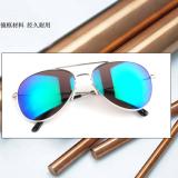 Mắt kính nam - nữ tráng gương ( Xanh tráng gương)