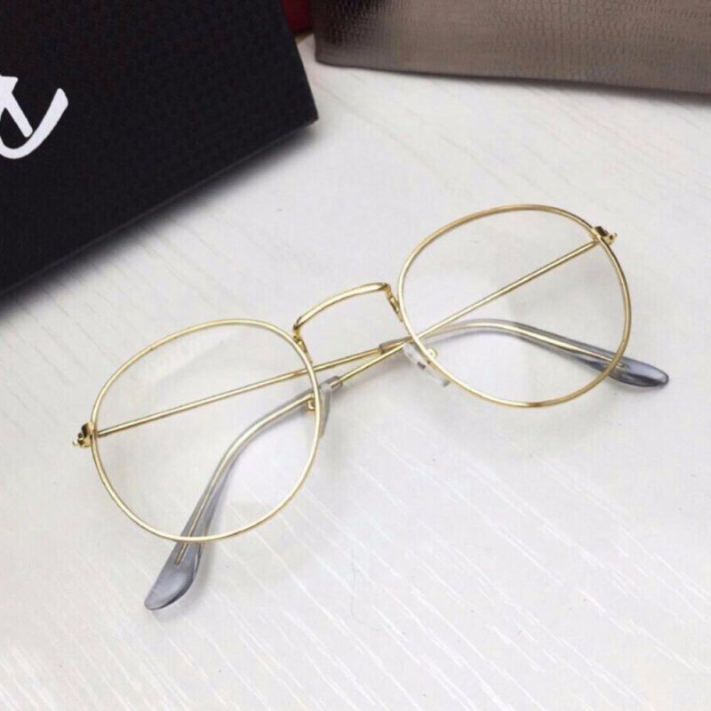 Giá bán [HCM]Mắt kính ngố gọng cận Nobita nam-nữ thời trang TTP(Vàng)