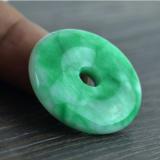 Mặt tròn cẩm thạch Jadeit - hình chụp thật