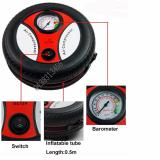 Máy Bơm Lốp Xe Hơi, Xe Máy MiNi (Đen phối đỏ)