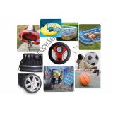 Máy Bơm Lốp Xe Hơi, Xe Máy MiNi (Đen phối đỏ)