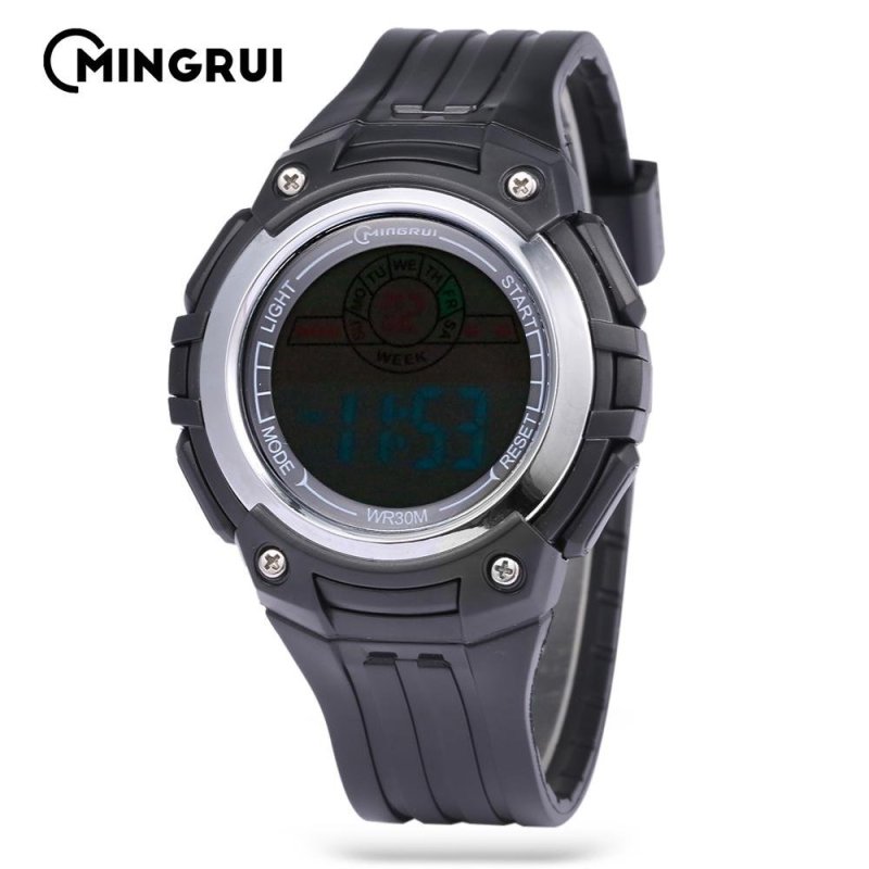 Nơi bán MINGRUI MR - 8547079 Kids Digital Movt Watch LED Light Date Day Chronograph 3ATM Wristwatch - intl