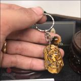 [HCM]Móc Khóa 12 Con Giáp Đá Mắt Hổ : Chó [Tuất]