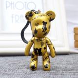 Móc khóa gấu Popobe (màu vàng đồng)