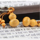 Móc khóa hồ lô cầu bình an và tài lộc được làm bằng gỗ đào kỵ 206582