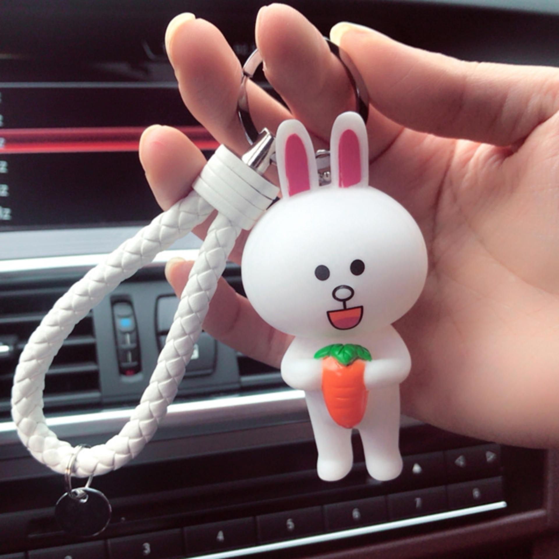 [HCM]Móc khóa thỏ Cony V.2 (Mẫu 2 cầm củ cà rốt)