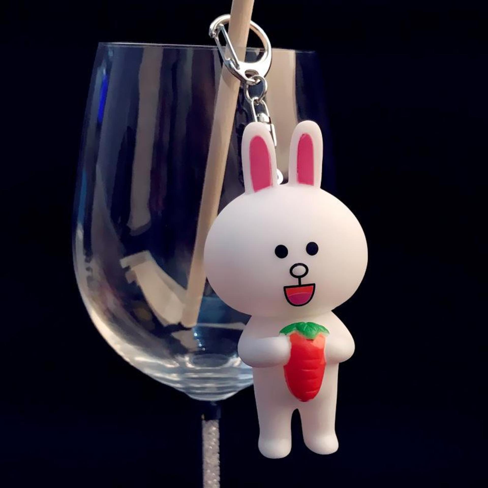 [HCM]Móc khóa thỏ Cony V.2 (Mẫu 2 cầm củ cà rốt)
