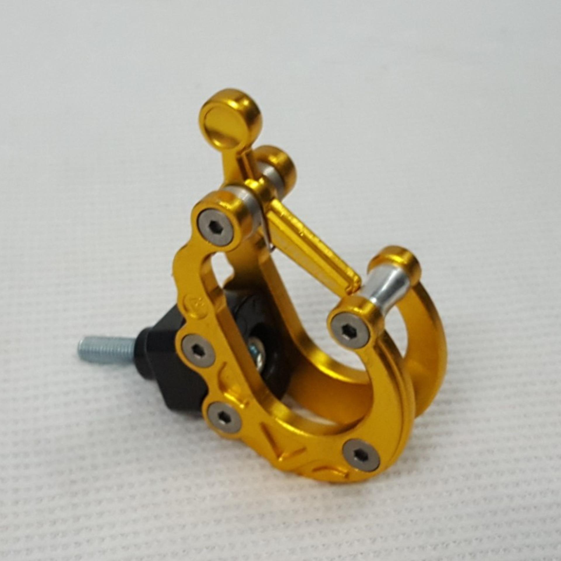 Móc Treo Đồ Kiểu Ốc Sên Xe Máy,Moto màu Vàng