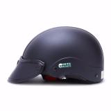 MŨ BẢO HIỂM 1/2 ĐẦU CHITA-CT31-ĐEN-SƠN MỜ