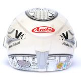 Mũ bảo hiểm ANDES 126 tem trắng (Trắng)