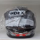 Mũ bảo hiểm index 411 -( Đen tem sao )- huyền anh