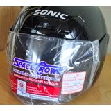 Mủ bảo hiểm SPACE CROWN Model Sonic Đen ( Thailand)