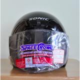 Mủ bảo hiểm SPACE CROWN Model Sonic Đen ( Thailand)
