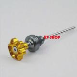 Ti nhot xe may Nắp thăm nhớt bông mai gắn xe máy ( vàng )