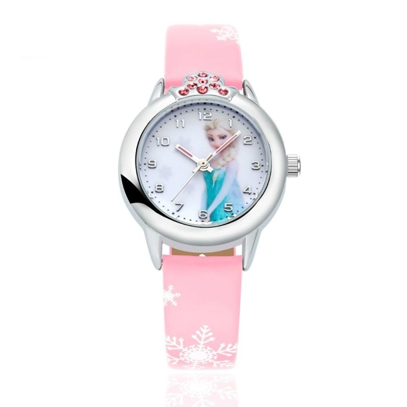 New Cartoon Children Watch Watches Fashion Girl Kids Student Cute Leather Sports Analog Wrist Watches - intl bán chạy