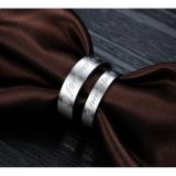 Nhẫn cặp inox forever love cao cấp NC137