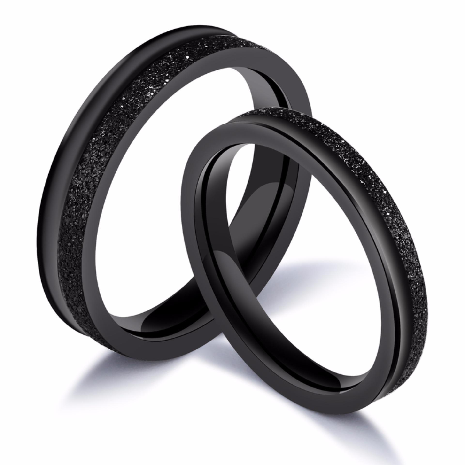 Nhẫn cặp mạ cát nc116