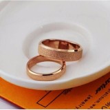 Nhẫn cặp mạ cát NC123 (màu đồng)