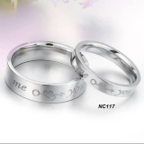 Nhẫn cặp ME YOU inox 100% cao cấp NC117