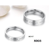 Nhẫn cặp me you inox 100% cao cấp nc117