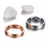 Nhẫn cặp thánh giá N272 (Màu đồng + bạc)