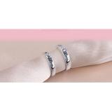 Nhẫn đôi minh chứng tình yêu đính đá cao cấp N15
