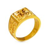 Nhẫn nam bạc mạ vàng 24k