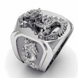 Nhẫn nam hình rồng 14k - NNAM110