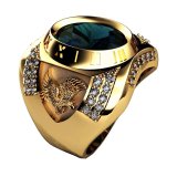 Nhẫn nam mạ vàng 14k NN41