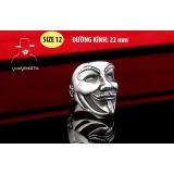 Nhẫn nam bằng hợp kim mặt nạ hacker - X09