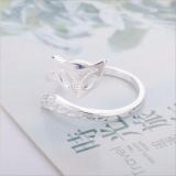 Nhẫn nữ hình hồ ly Simple Style phong cách Châu Âu