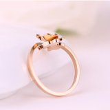 Nhẫn titan hình con bướm N170 (Màu đồng)