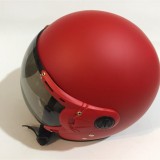 NÓN BẢO HIỂM 3/4 CÓ KÍNH ĐẠT CHUẨN CR (ĐỎ)