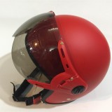 NÓN BẢO HIỂM 3/4 CÓ KÍNH ĐẠT CHUẨN CR (ĐỎ)