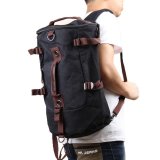 PAlight Men Outdoor travel Vintage Canvas Backpack Rucksack Laptop
Shoulder Duffle Bag - intl - intl