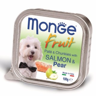 Pate bổ sung dưỡng chất cho chó vị cá hồi & lê hiệu Monge Salmon Pear Ý thumbnail
