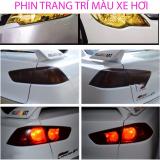 Phin dán màu trang trí đèn xe hơi (Đỏ)