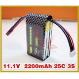 PIN lipo 2200 mAh 11.1V 25C 3S - ATDTECH