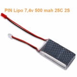 PIN lipo 500mah và bộ sạc pin lipo - ATDTECH