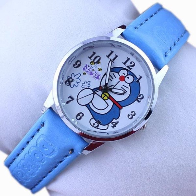 Q Phiên Bản Hoạt Hình Thời Trang Hình Doraemon Màu Xanh Vết Cắn của Mèo Đai Trẻ Em Sinh Viên-quốc tế bán chạy